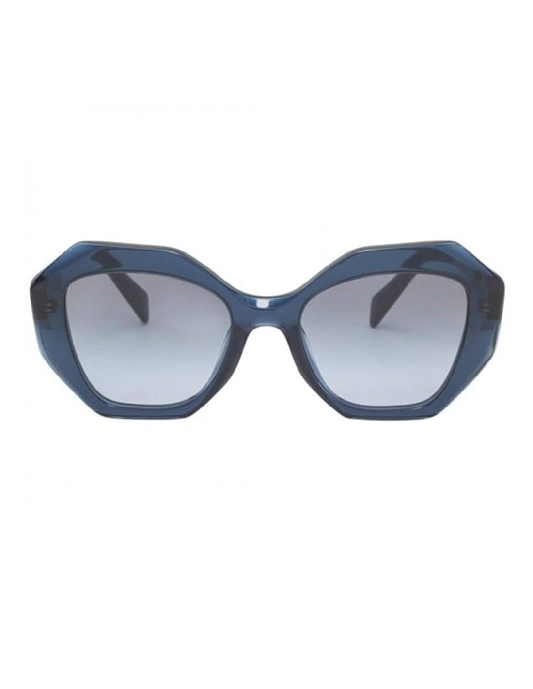Prada SPR 16WS 08Q-08I Oversized Geometric Blue