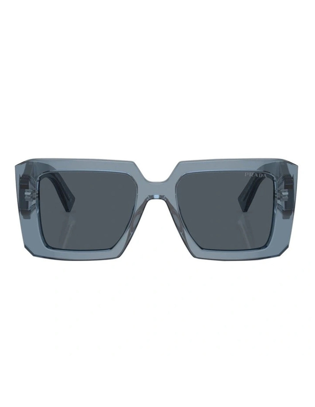 Prada SPR 23YS 19O-70B Square Shape Transparent Graphite