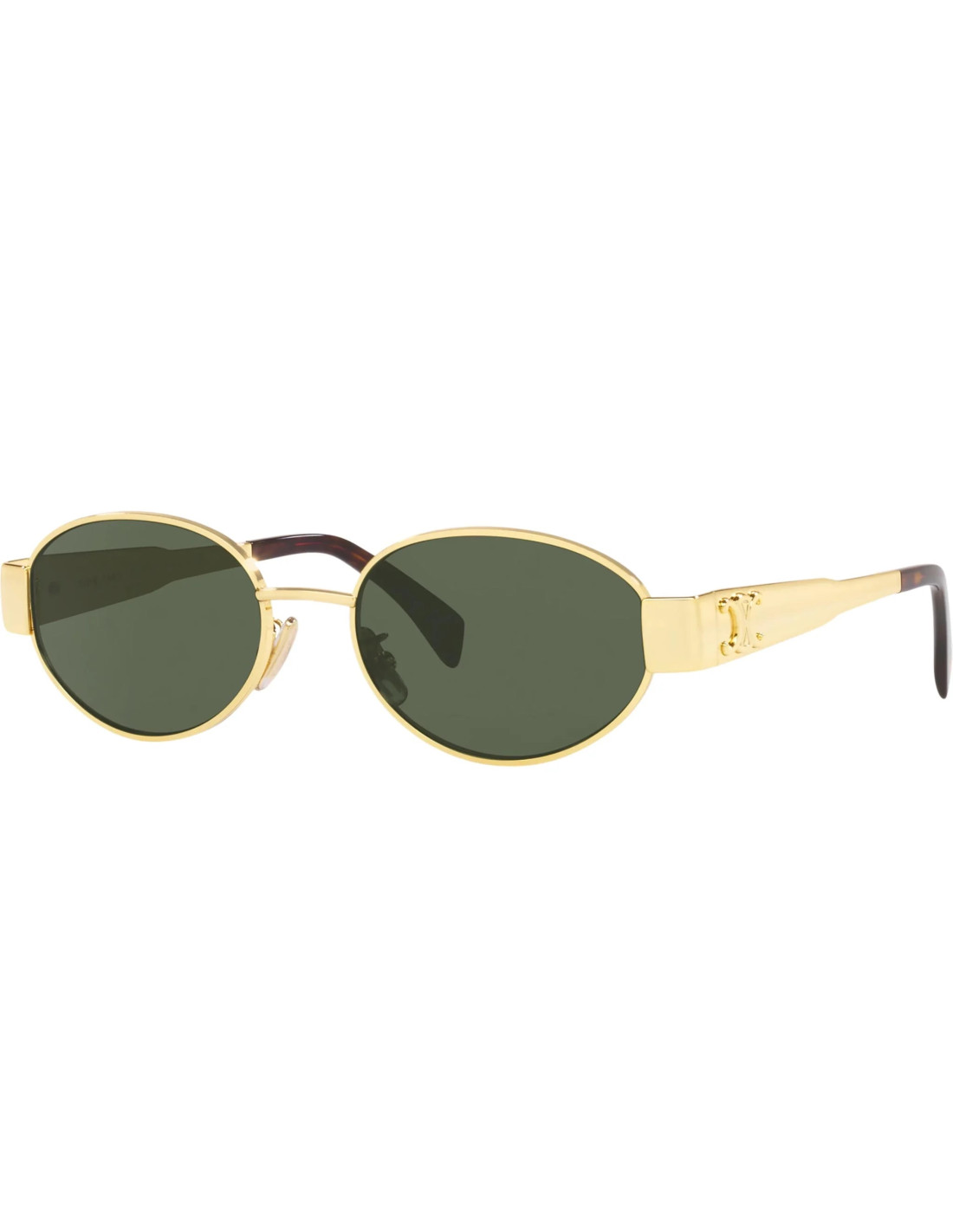 Celine CL40235U 30N Oval Shape Black Gold