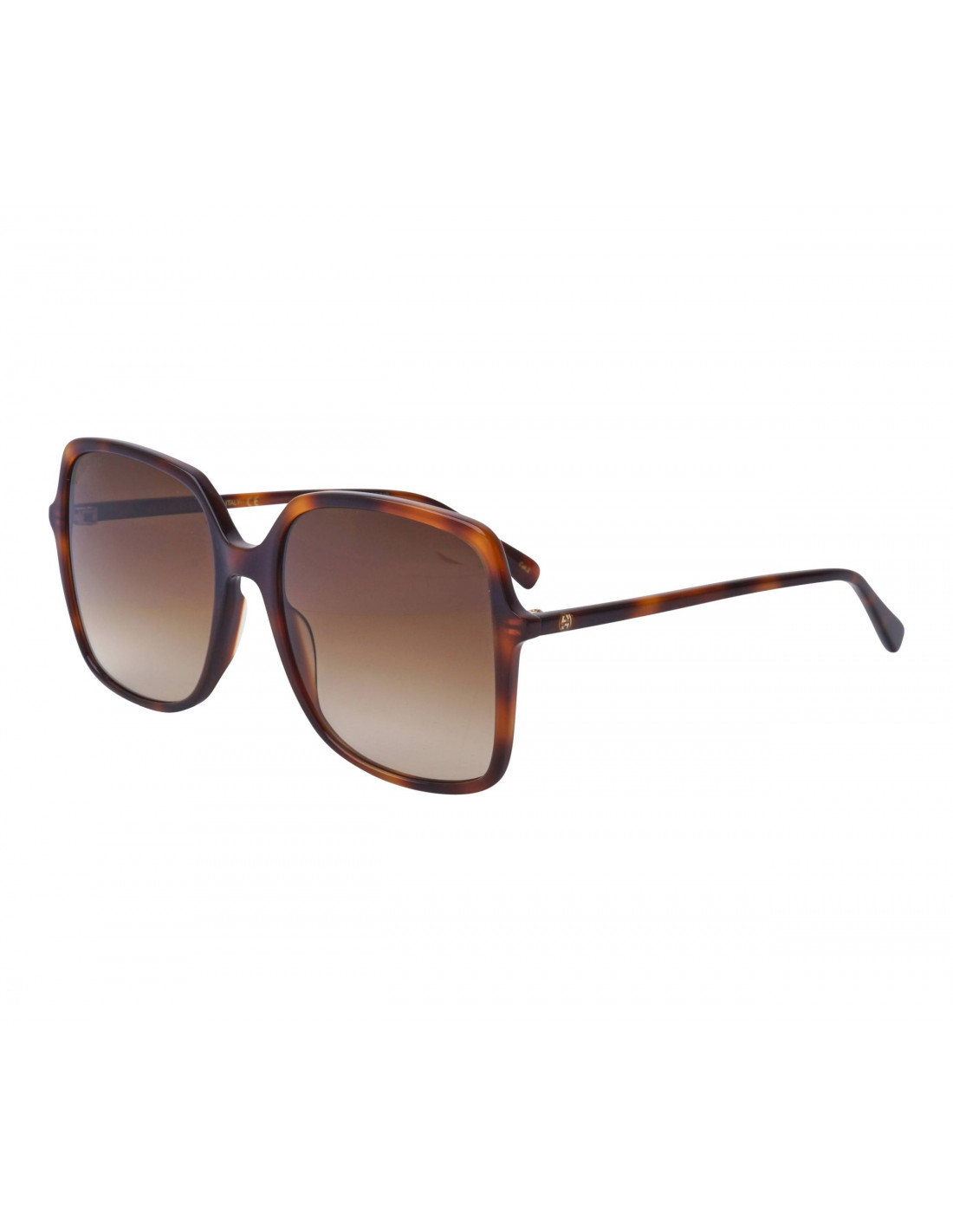 Gucci GG0544S 002 Square Shape Havana Carey Brown