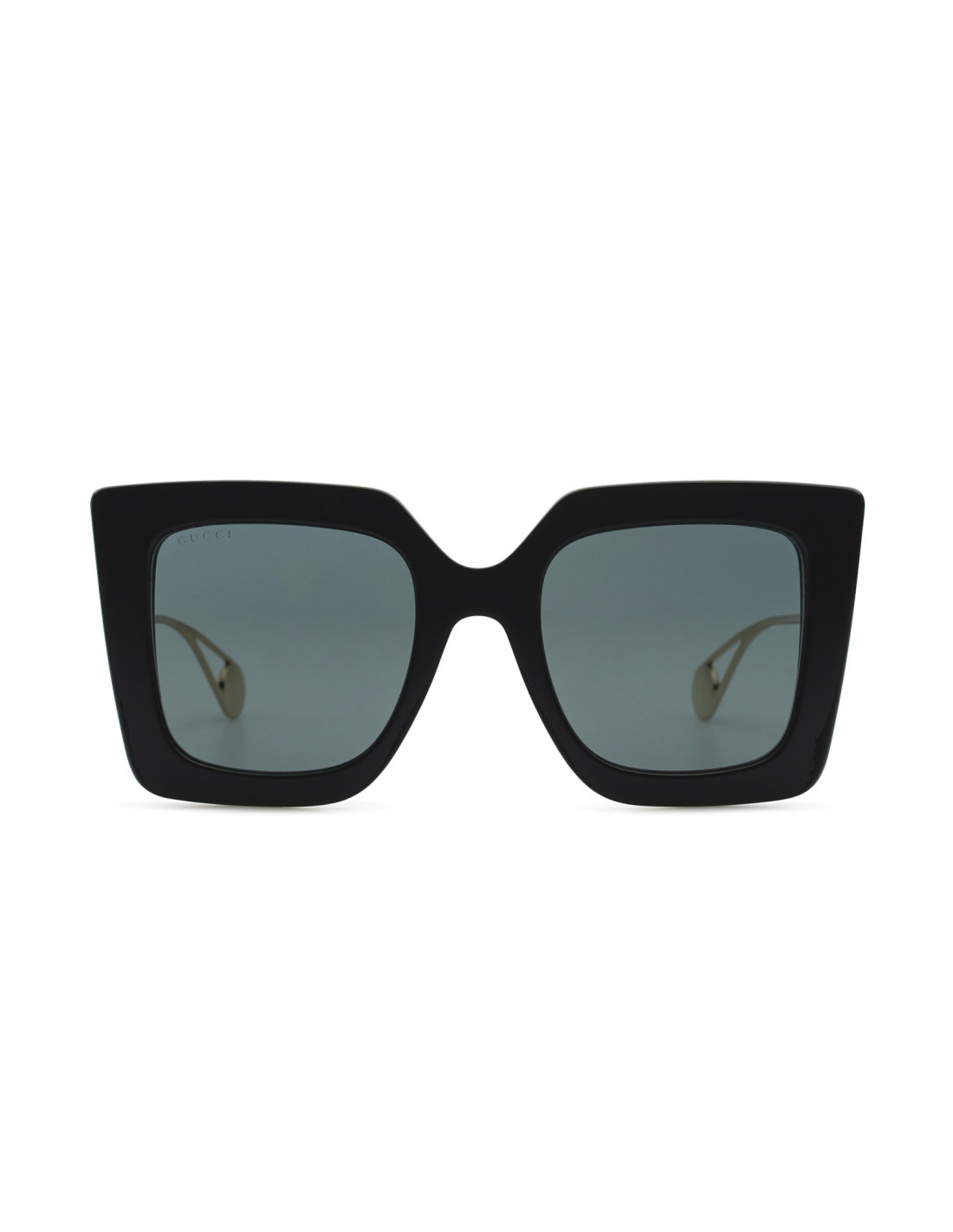 Gucci GG0435S 001 Square Shape Black Grey