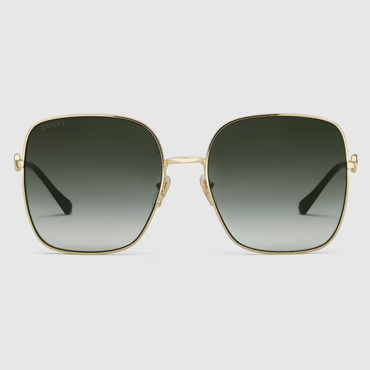 Gucci GG0879S 001 Square Shape Gold