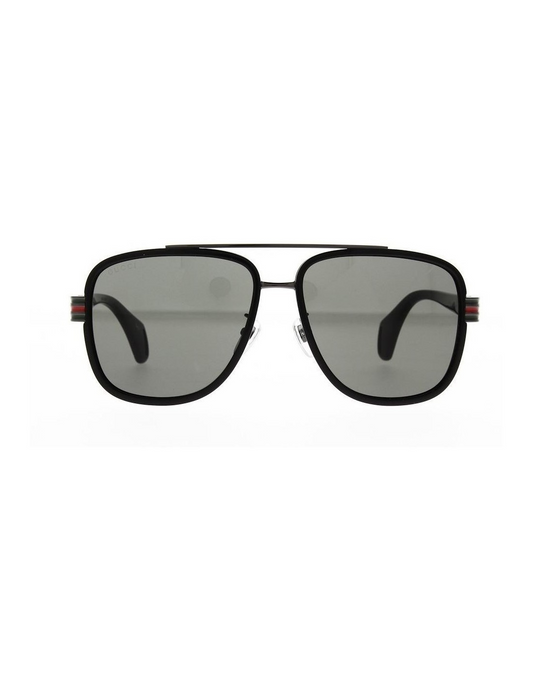 Gucci Gg0448s 001 Aviator Black Grey