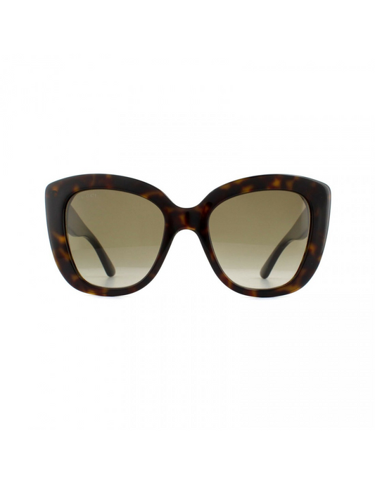Gucci Gg0327S 002 Square Oversized Carey Brown