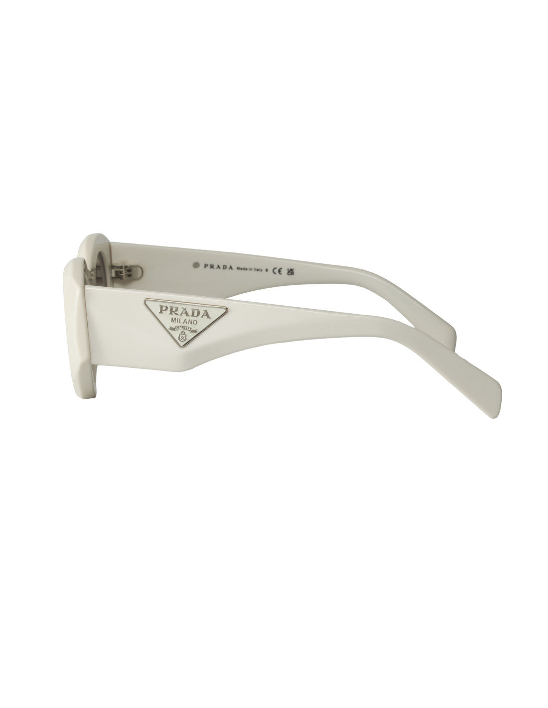 Prada SPR 20Z 142-5s0 Oval Shape White Gray