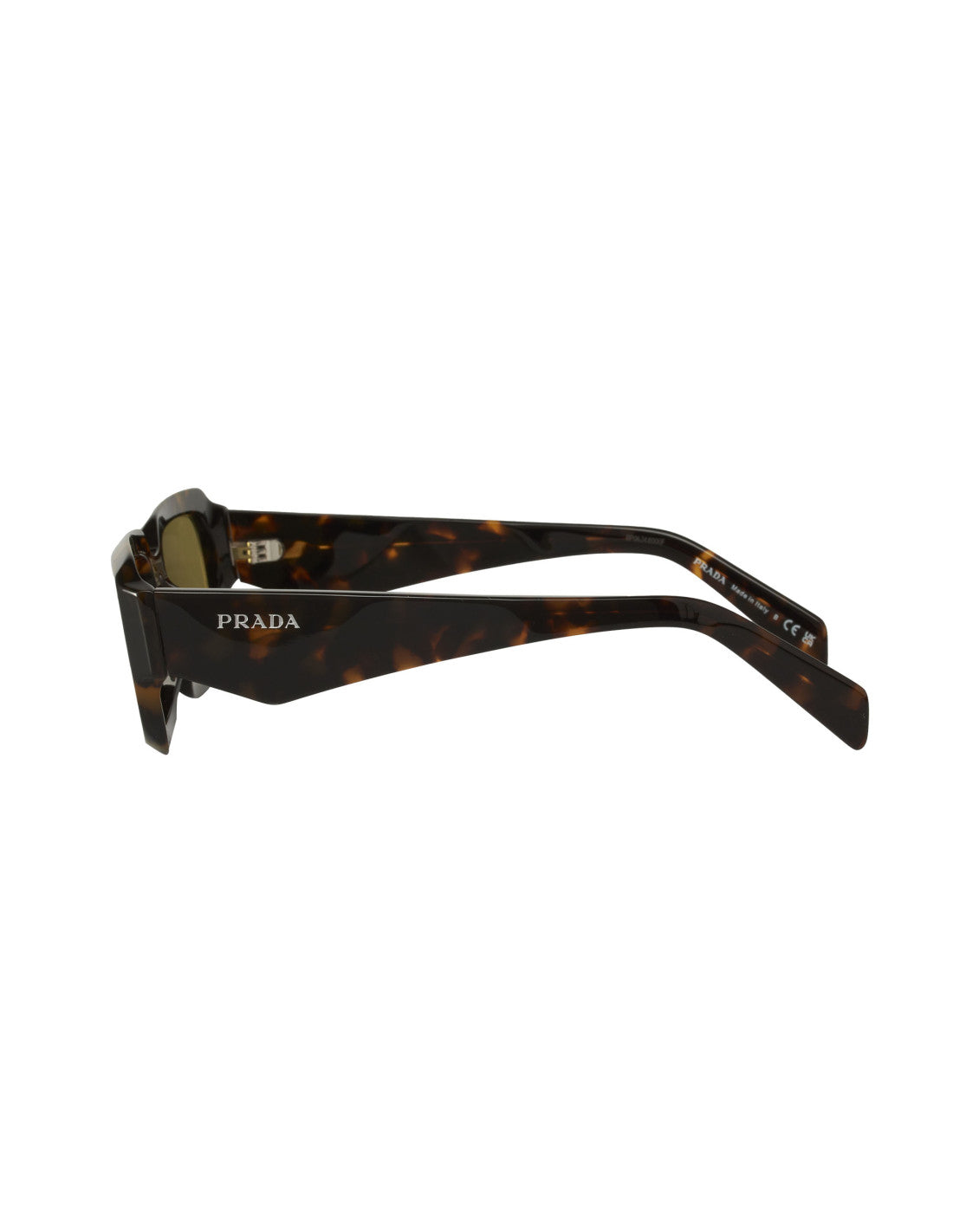 Prada SPR 27ZS 19J-09Z Square Shape Tortoise Gold